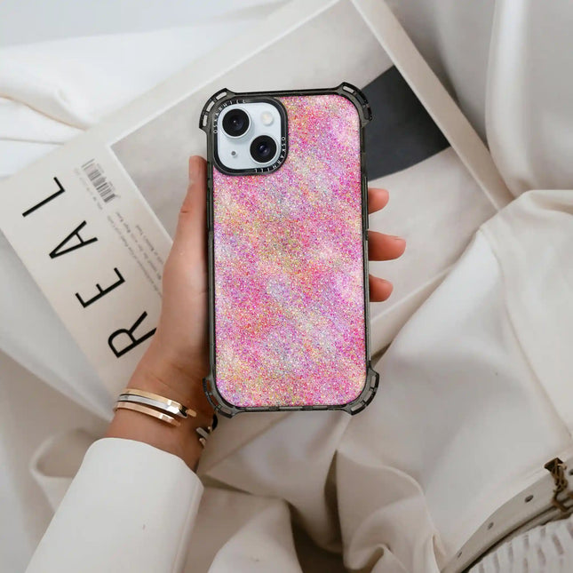 iPhone 13 Case Bounce — Pink Glitter