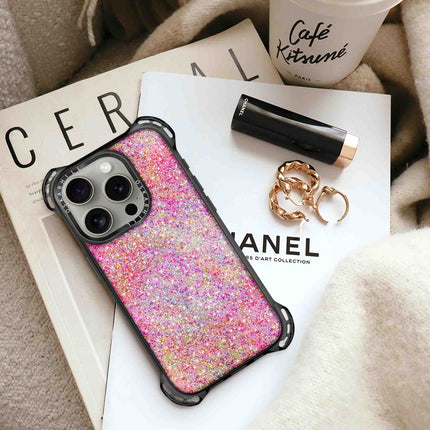 iPhone 13 Pro Max Case Bounce — Pink Glitter