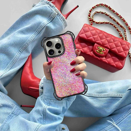 iPhone 15 Pro Max Case Bounce — Pink Glitter