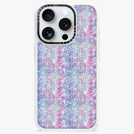 iPhone 15 Pro Max Case Classic — Pastel Purple-Blue Glitter