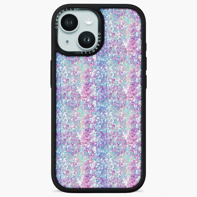 iPhone 14 Case Elite — Pastel Purple-Blue Glitter