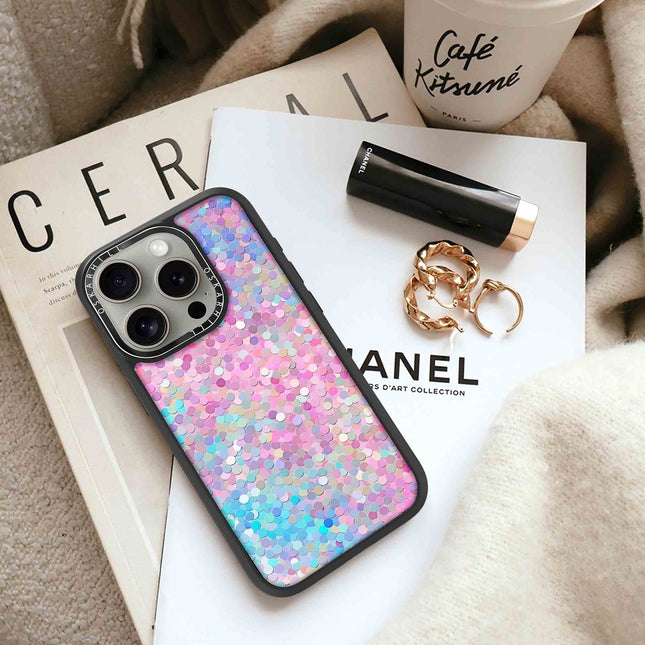 iPhone 15 Pro Case Elite — Multicolor Glitter