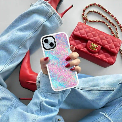 iPhone 15 Case Classic — Multicolor Glitter