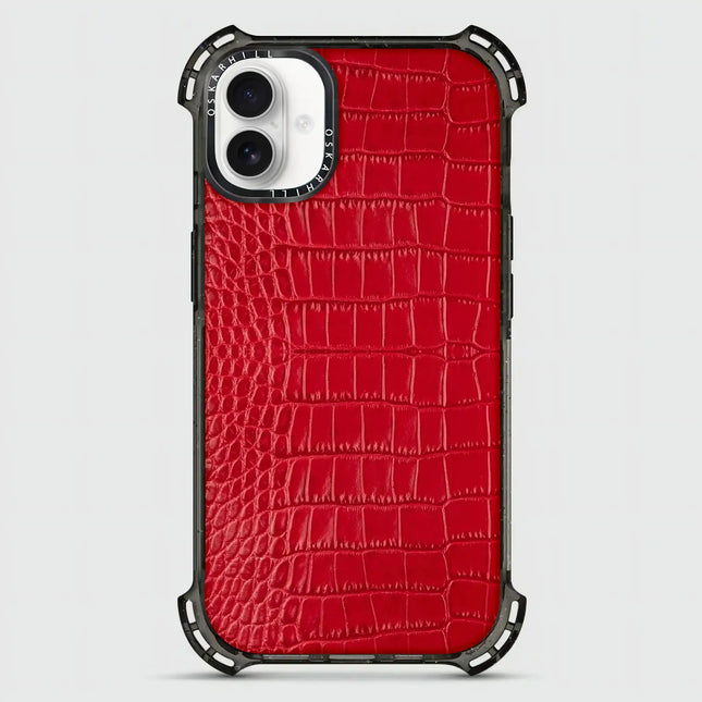 iPhone 16 Plus Case Alligator Bounce — Valentine Red