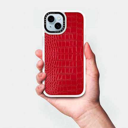 iPhone 14 Plus Case Classic Alligator — Cornell Red