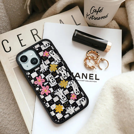 iPhone 14 Case Elite — Glitter Ghostly Garden