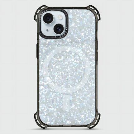 iPhone 15 Plus Case Bounce — Crystal Frost Shimmer