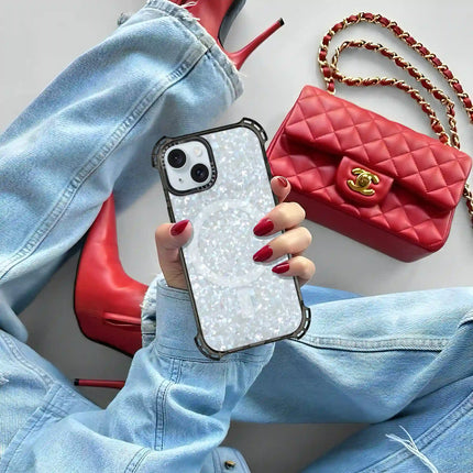 iPhone 13 Case Bounce — Crystal Frost Shimmer