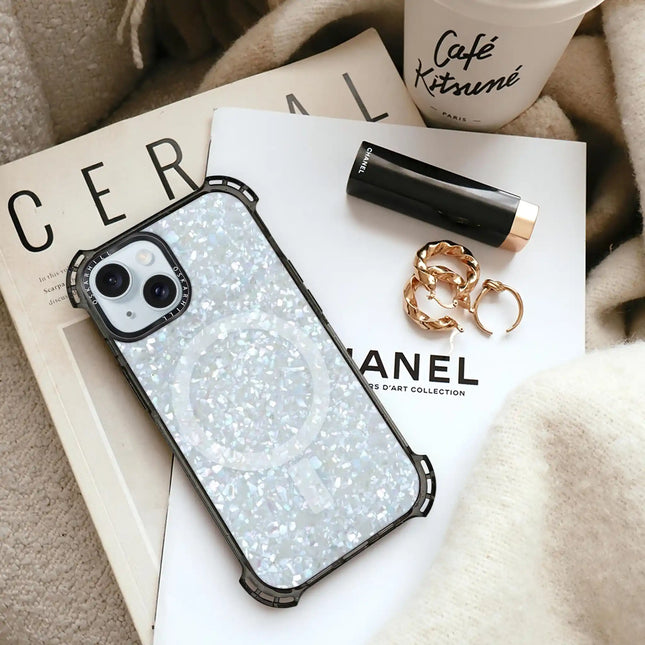 iPhone 14 Case Bounce — Crystal Frost Shimmer