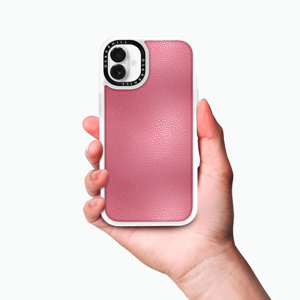 iPhone 16 Case Classic Leather — Dirty Pink