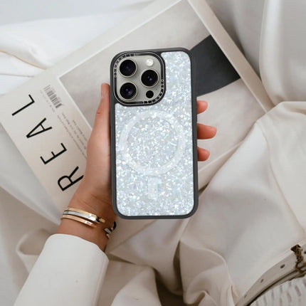 iPhone 16 Pro Max Case Elite — Crystal Frost Shimmer