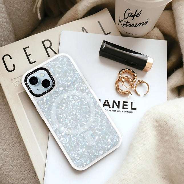 iPhone 15 Plus Case Classic — Crystal Frost Shimmer