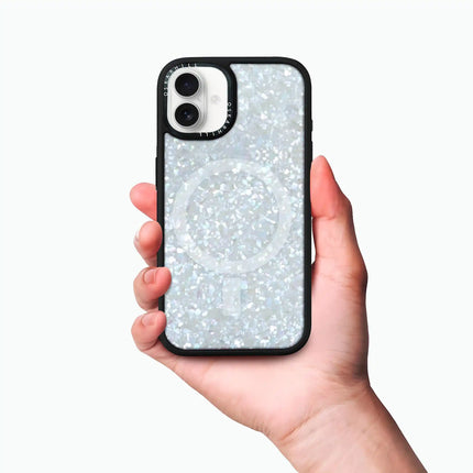 iPhone 16 Case Elite — Crystal Frost Shimmer