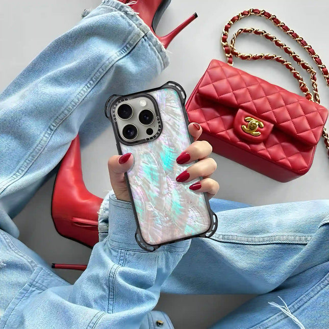 iPhone 16 Pro Max Case Bounce — Mother of Pearl