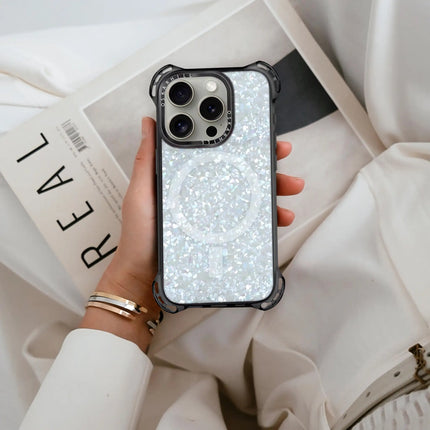 iPhone 13 Pro Max Case Bounce — Crystal Frost Shimmer