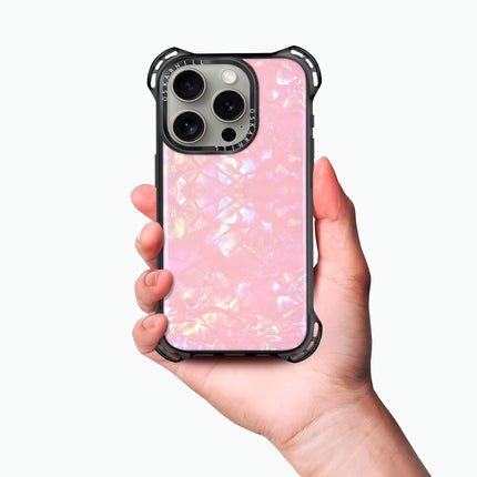 iPhone 16 Pro Case Bounce — Blush Prism Pearl