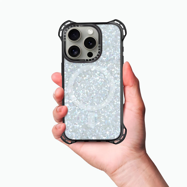 iPhone 14 Pro Max Case Bounce — Crystal Frost Shimmer