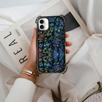 iPhone 16 Case Bounce — Cosmic Abalone Shell