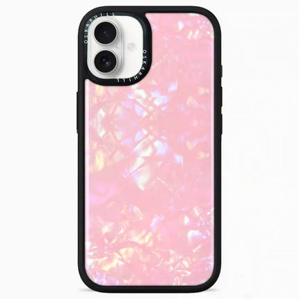 iPhone 16 Plus Case Elite — Glitter Blush Prism Pearl