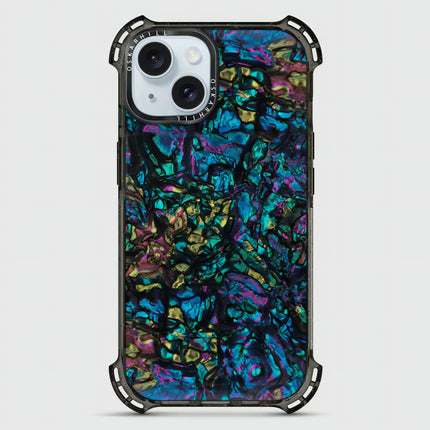 iPhone 15 Plus Case Bounce — Cosmic Abalone Shell