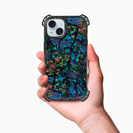 iPhone 14 Case Bounce — Cosmic Abalone Shell