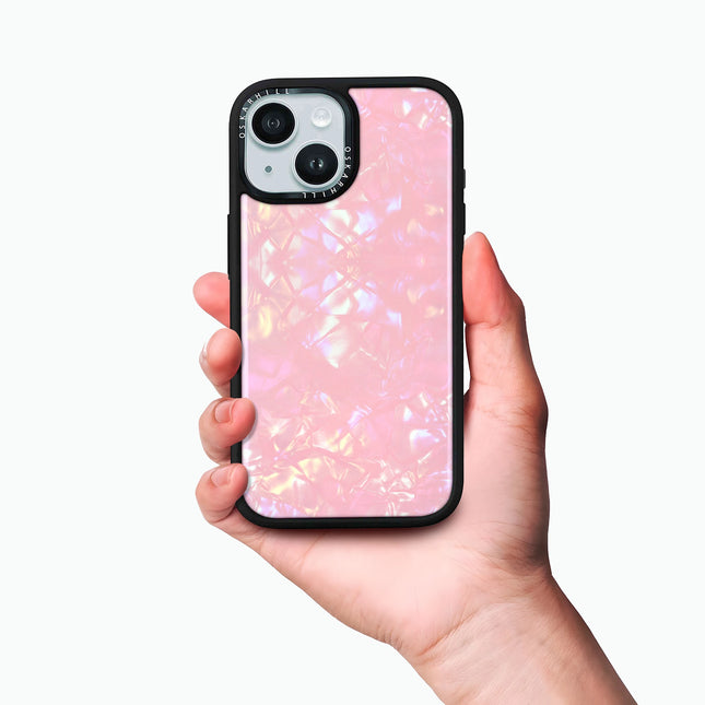 iPhone 13 Mini Case Elite — Glitter Blush Prism Pearl