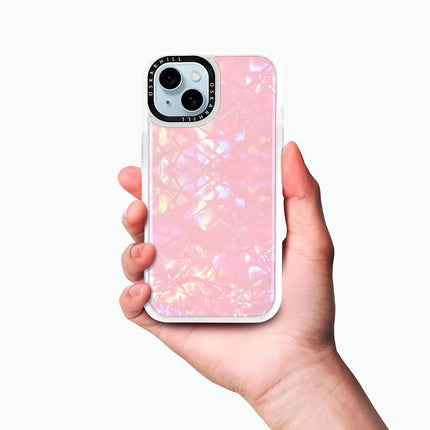 iPhone 14 Plus Case Classic — Blush Prism Pearl