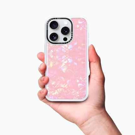 iPhone 16 Pro Max Case Classic — Blush Prism Pearl