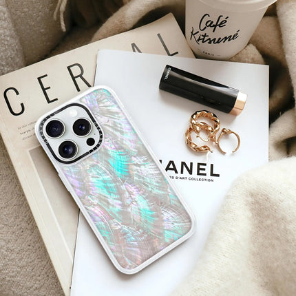 iPhone 16 Pro Max Case Classic — Mother of Pearl