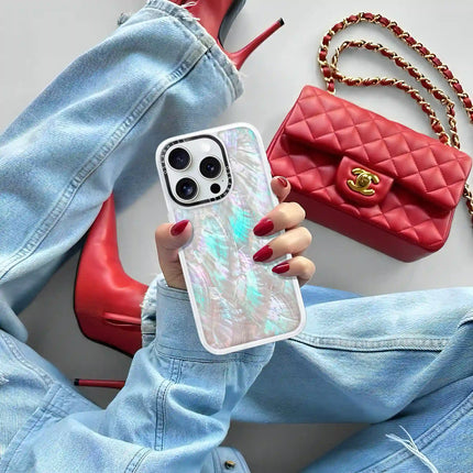 iPhone 14 Pro Max Case Classic — Mother of Pearl