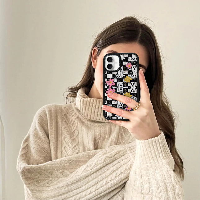 iPhone 16 Plus Case Elite — Ghostly Garden