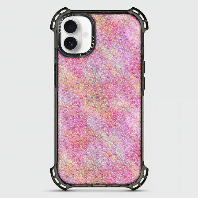 iPhone 16 Plus Case Bounce — Pink Glitter