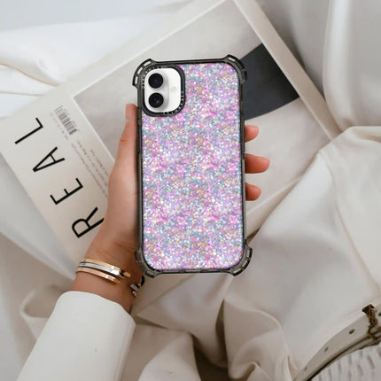 iPhone 16 Case Bounce — Pastel Twilight Glitter