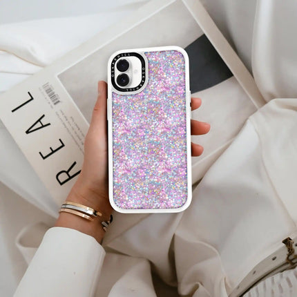 iPhone 16 Classic Case — Pastel Twilight Glitter