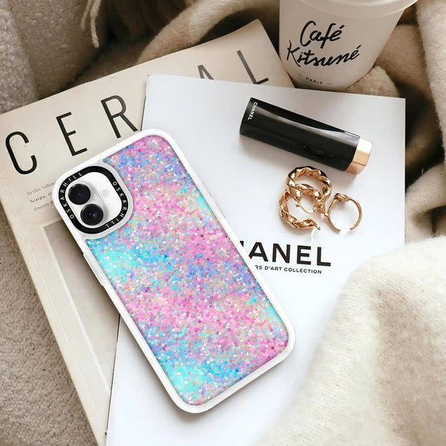 iPhone 16 Case Classic — Multicolor Glitter