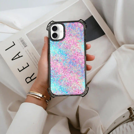 iPhone 16 Plus Case Bounce — Multicolor Glitter