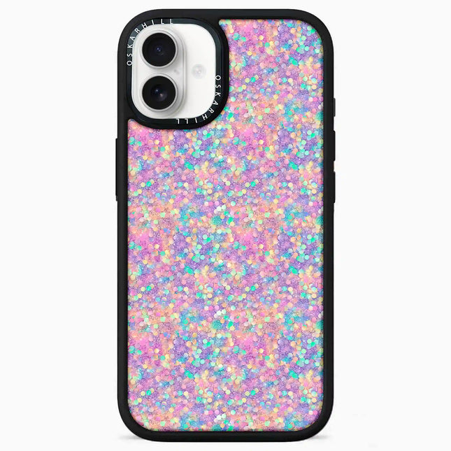 iPhone 16 Case Elite — Rainbow Dream Glitter