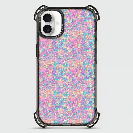 iPhone 16 Plus Case Bounce — Rainbow Dream Glitter