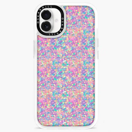 iPhone 16 Classic Case — Rainbow Dream Glitter