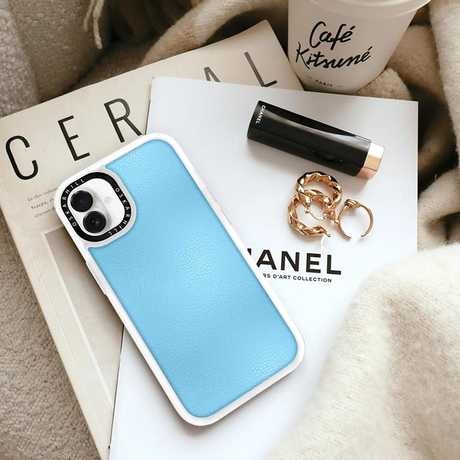 iPhone 16 Case Classic Leather — Sky Blue