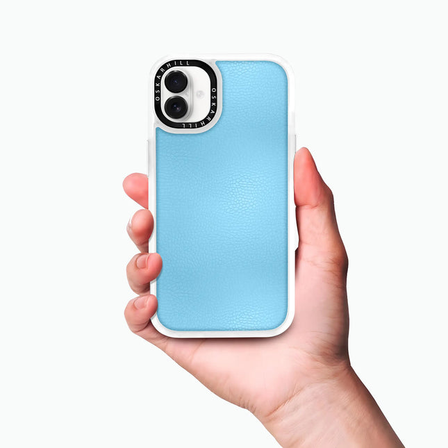 iPhone 16 Case Classic Leather — Sky Blue