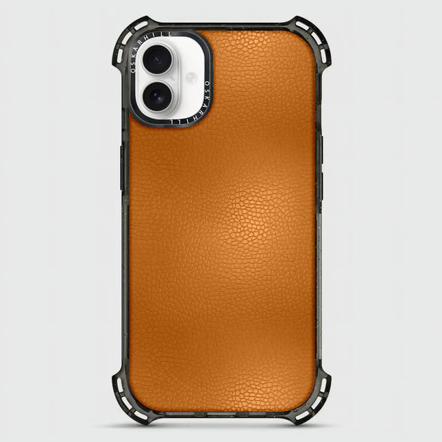 iPhone 16 Case Bounce Leather — Ruddy Brown