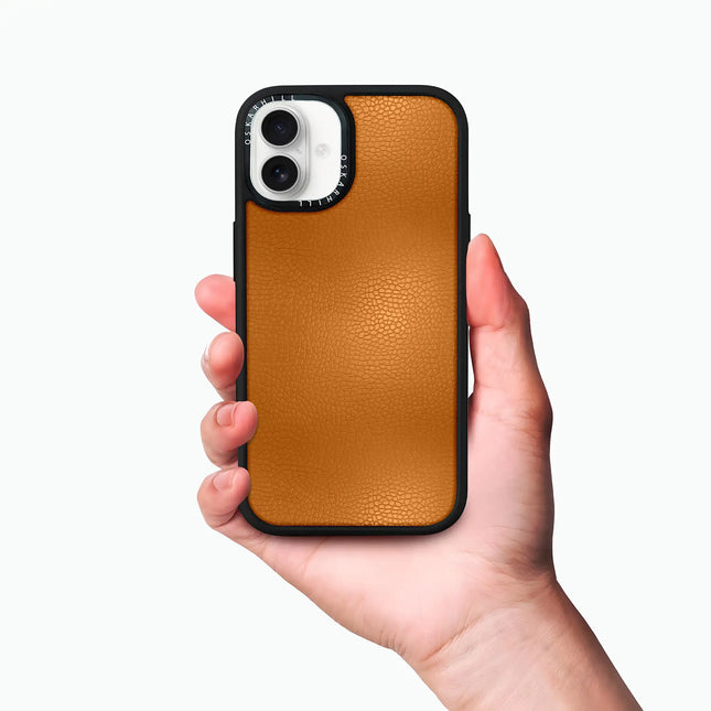 iPhone 16 Case Elite Leather — Ruddy Brown