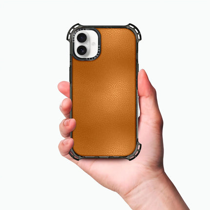 iPhone 16 Case Bounce Leather — Ruddy Brown