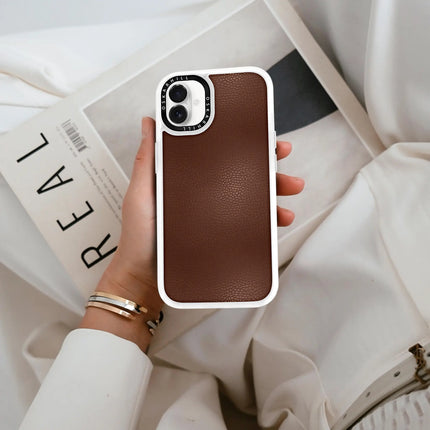 iPhone 16 Case Classic Leather — Crater Brown