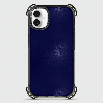 iPhone 16 Case Bounce Leather — Night Blue