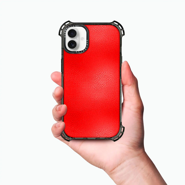 iPhone 16 Plus Case Bounce Leather — Valentine Red