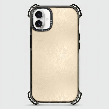 iPhone 16 Plus Case Bounce Leather — Almond