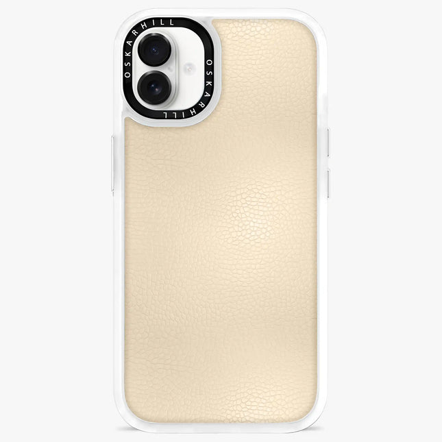 iPhone 16 Plus Case Classic Leather — Almond