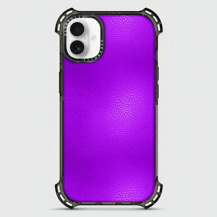 iPhone 16 Plus Case Bounce Leather — Dark Violet